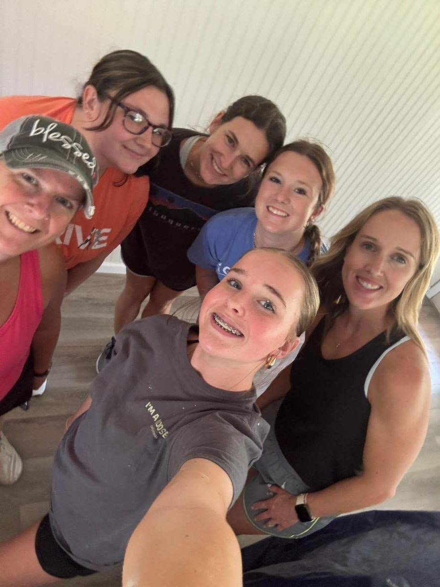 Youth Group Girls Selfie